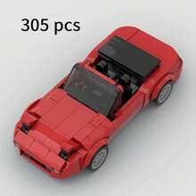 MIKEMENG Pink/Gray/Supercar Racing Classic MOC Building Blocks Set, Adult DIY Buildable Car Toy Model, City Tech Champion Cup Series, Suitable As Birthday, Halloween, Christmas Gift