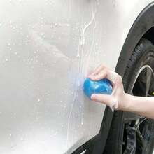 Clay For Glass Stain Removal, Car Cleaning, Volcanic Clay, Car Wash Clay, Special Car Cleaning And Cleaning, Tree Sap Removal, Car Body Cleaning Clay, Car Cleaning And Care Special, Blue Magic Clay, Clay Strips For Cleaning Car Bodies, Mini Handheld Car Washer, Car Accessories And Supplies - Blue - View 4