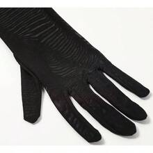 Women's Long Stretchy Mesh Tulle Sheer Gloves Costume Wedding Opera Halloween Party 1920's Dance Gloves - 寶藍色 - 查看 4