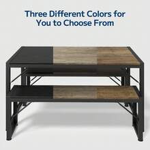 3-Piece Dining Table Set For 4,  Kitchen Table Set With 2 Benches, Dining Room Table Set With Adjustable Foot Pads,Black,Room Deocr, Christmas Gift - 黑色 - 查看 8