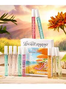 Limited Edition Brazilian Fragrance Mist, Portable Aromatherapy Room & Outdoor Air Freshener, Multi-Layer Happiness Boosting Mist Series, Long-Lasting Natural Fresh & Alluring Scent, Plant-Derived Aromatic Mist, Powerful Air Freshener For Clothes, Home & Car