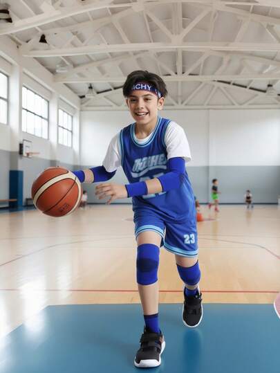 Kids Multi-Functional Sports Protective Gear Set: Essential Safety Gear For Young Basketball Players, Soccer Enthusiasts, Hikers And Outdoor Adventurers