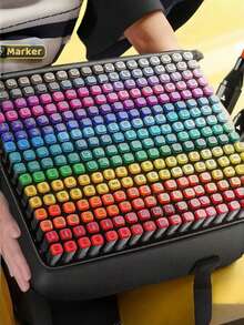 24/36/48/60/80 Colors Drawing Markers Dual Tip Permanent Art Sketch Markers For Illustration School Supplied Back To School - Multicolor - View 1