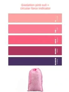 5pcs Yoga Fitness Shaping Rehabilitation Sports Resistance Bands Set - Multicolor - View 18