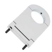 [15 Adjustable Angles] Universal 3.5-Inch Steering Column Mount - Heavy-Duty Aluminum Quick-Release Clamp For Easy Steering Wheel Height Adjustment, Compatible With Most Racing Seats (Black)