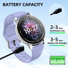 Đồng hồ thông minh mặt tròn mới năm 2026 dành cho nam và nữ, màn hình cảm ứng HD lớn 1.46 inch, thông báo cuộc gọi và tin nhắn không dây, nhiều chế độ thể thao, nhắc nhở cảnh báo, điều khiển nhạc, điều khiển camera từ xa, mặt đồng hồ tùy chỉnh, phụ kiện thời trang hàng ngày và là ý tưởng quà tặng tuyệt vời. - Nhiều màu - Xem 5