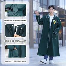 Impermeable para aImpermeable para a Motociclista de Reutilizable Kit de Ponco para a de Adultos con Botas para a Uso Dia - Verde - Ver 4