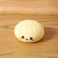 Stress-Relieving Gadget: A Giant, Bouncy Steamed Bun/Fried Dough Stick That Mimics The Texture Of Steamed Dumplings And Fried Dough Sticks. A Slow-Rebound, Stress-Relieving Gift For Students. - Một chiếc bánh bao hấp trong túi OPP (phiên bản mặt cười) - Xem 6