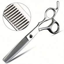 1把专业理发剪，头发打薄剪，适用于理发店和家庭使用，打薄率10%-45% - 銀色 - 查看 17