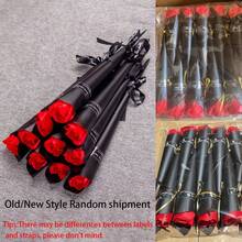 100pcs Romantic Rose Bouquet, Teacher's Day, Valentine's Day, Mother's Day Rose Bouquet, Valentine's Day Gift, Birthday And Graduation Gift - Multicolor - View 9