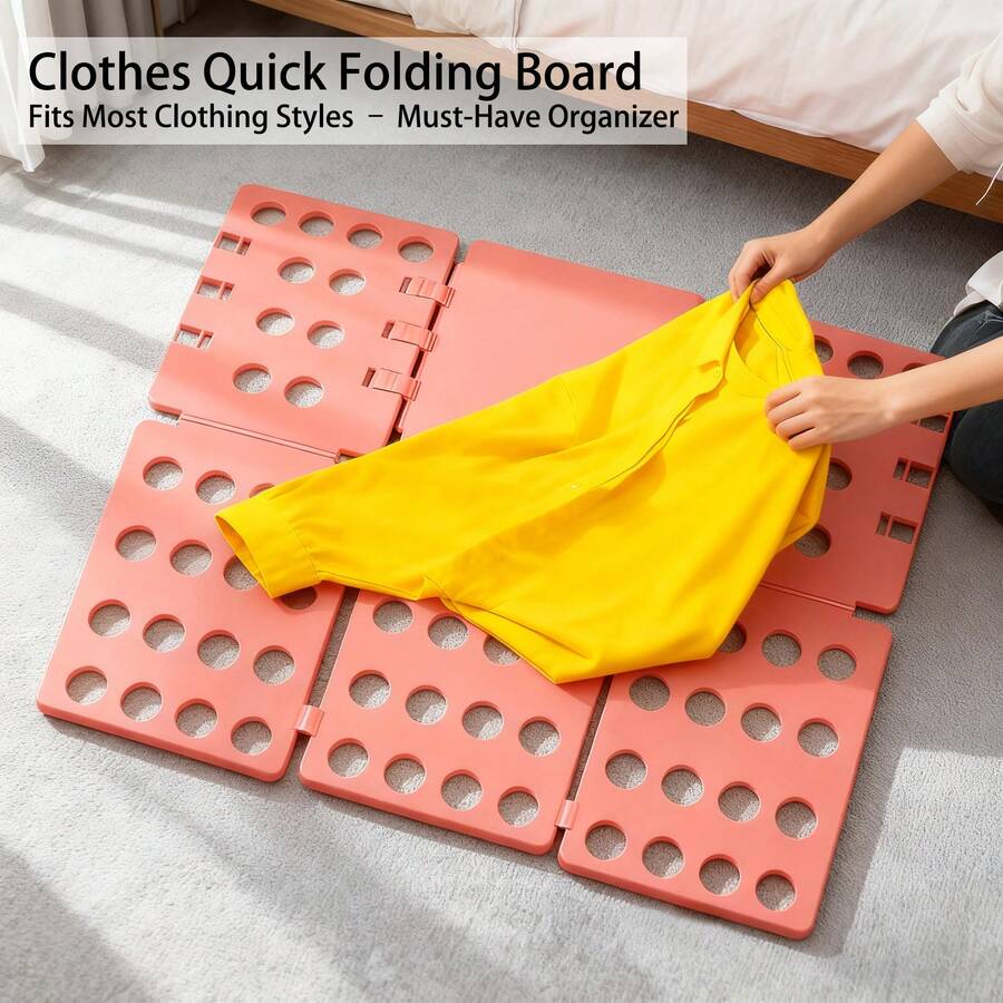 1pc Large Clothes Folding Board, T-Shirt Fast Folding Tool - Universal ...