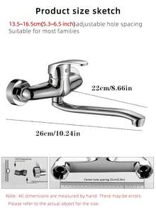 1 件套现代厨房水槽龙头，带 360° 旋转和冷热水控制器，多功能厨房龙头，现代厨房水槽龙头套装 - 彩色 - 查看 3
