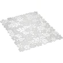 PZW interDesign Blumz Alfombrilla para fregaderos de Cocina Gran Protector de Fregadero en plástico PVC Transparente2537 - Claro - Ver 2
