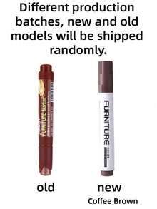 Wood Furniture Touch Up Paint Marker, Scratch Repair Pen For Wood Furniture, Floors, Doors, Restores Color, Fills Scratches - one-size - View 9