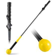 40" Golf Swing Trainer Aid With Weighted Head For Grip Rhythm Flexibility Balance Green/Yellow - Màu vàng - Xem 10