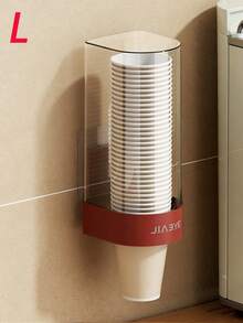 1 pieza Soporte de pared para tazas - Estante para tazas de baño, Estante de almacenamiento de tazas de café para el hogar, Organizador de dispensador de agua, Adecuado para el hogar, la oficina, el hospital, el gimnasio - Multicolor - Ver 11