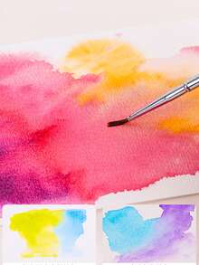 一套16色固体水彩颜料，便携式水彩颜料套装，适用于素描、手绘、涂鸦和绘画