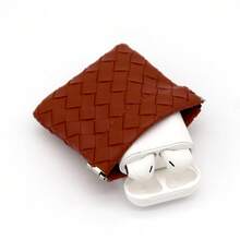 Bolsa de almacenamiento Bolsa de almacenamiento Bolsa de monedas portátil - Marrón grande - Ver 11