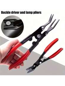 Multi-Functional Car Lamp Clip Tool Kit - Suitable For Disassembling Car Headlights, Removing Cold Glue, Installing Rubber Clips And Removing Plastic Rivets. Professional Automotive Clip Pliers And Screwdrivers (Various Styles). Tailored To Provide You With A Perfect Repair Experience, Meeting The Needs Of Every Car Owner! Made Of High-Quality Materials.