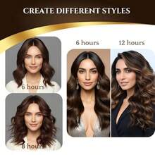 Heatl Curls Overnight 4 PCS Heatl Hair Curler Set with Satin Scarf Veet Flexi Rods Hair Accories for Women Hair Rollers to Sleep In for Overnight Curls No Heat Damage Styling - como en la foto - Ver 6