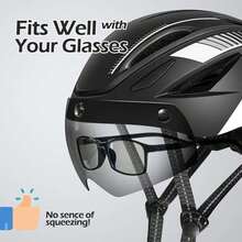 Adult Bicycle Helmet with Removable Magnetic Visor Adjustable Sphere for Mountain Biking Lightweight Certified MTB Ebike Suitable for Both Genders - Mate Negro - Ver 3