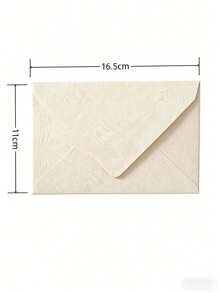 500/100/50/10pcs White Woodgrain Letter Window Envelopes, DIY Craft Gift Packaging Bags, Wedding Invitation Card Covers, Cash Envelopes, Stationery, Office Envelopes, Wedding Envelopes - White - View 2