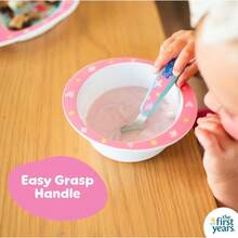 The First Years  - Juego de vajilla para niños pequeños incluye plato dividido y utensilios para niños pequeños apto para lavaplatos suministros de alimentacion para niños pequeñosConveniente y duradero, favorito para niños - Multicolor - Ver 3