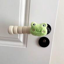 2 pièces Protections de poignée de porte pour chambre d'enfant, anti-choc, anti-statique, protecteurs de poignée de porte de dessin animé mignons, couvre-poignées de porte résistants aux chocs, isolation, Saint-Valentin, chiot, carnaval, Journée de la femme, essentiels de voyage, cadeaux de mariage, Y2K, chambre à coucher, accessoires de voiture pour femmes, décoration de cuisine, articles mignons - Multicolore - Voir 3