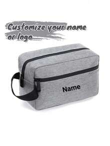 1个定制男士个性化旅行洗漱包，可定制姓名，男士可折叠轻便旅行化妆包，涤纶材质，大容量，带拉链隔层、顶部提手和高品质拉链，是收纳基本美容和剃须用品的理想之选，旅行必备收纳包，送给女友、男友、朋友的理想礼物，旅行收纳神器。 - 彩色 - 查看 13