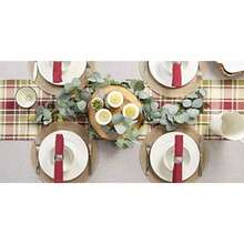 DII CBBB01333 Homespun - Mantel Individual, diseño de Cuadros, Homespun Plaid, Placemat, 1, 1(Table Runner, 13x36") - Multicolor - Ver 8