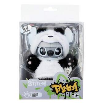  Juguete de peluche de estilo panda de Lilo y Stitch de Miniso - Juguete coleccionable de vinilo de ropa urbana