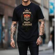 CAMISETA FLAMENGO PREMIUM 100% ALGODAO FIO 30.1 TIMES DE FUTEBOL -ESTILO, PAIXAO E CONFORTO