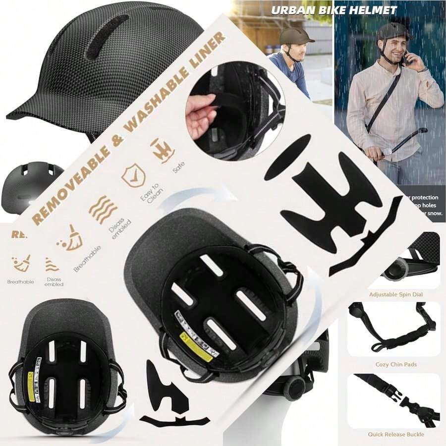 BMX Helmet - Carbon Fiber - View 1