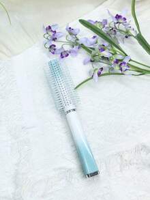 1 件装，清新绿白渐变美发梳，气囊按摩梳，带镜子的卷发梳，气垫直发梳 - 彩色 - 查看 9