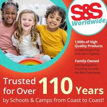 S&S Worldwide Junior - Raqueta de bádminton La Raqueta con Estructura de Acero, de 18 Pulgadas de Largo para niños y Jugadores Principiantes en Clase de PE, campamentos de Verano o Patio - 1 - Ver 3