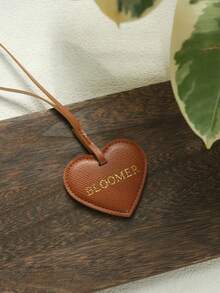 个性化姓名心形PU皮革行李牌，可定制金/银字母组合，适用于行李箱、手提包或背包，时尚可定制标签，情人节、圣诞节、生日或周年纪念日送给女性的理想礼物 - 彩色 - 查看 11