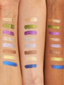 Holographic Glitter Pigmented Eyeliner Pencil That Blends Easy - Aurora Line By Luisance - Mặt trăng + Pha lê - Xem 2