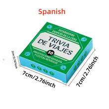 A Larger-Sized Spanish Card Game Perfect For Friends And Family Gatherings. Stay Seated At The Table While Exploring The World Through 51 Cards. Suitable For 2 Or More Players, It Makes An Excellent Gift For Holidays Like Christmas And Valentine's Day. - Green - View 7