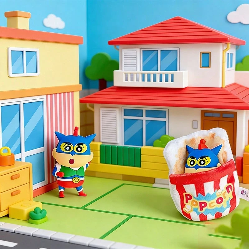 Crayon Shin-chan Chef Themed Food Nest Doll Cute Anime IP Peripheral Desktop Decoration Kawaii Mini Chef Figurine Creative Food-shaped House Ornament Collectible Toy for Anime Fans Home Office Desk Decor Gift for Kids Adults Fashion Cartoon Character Craft Ornament SHEINclusive 辦公室 SHEINclise - 彩色 - 查看 1