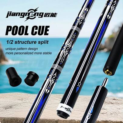 Taco de billar de fibra de vidrio con patrón Asura de 148 cm (58.4 pulgadas) de longitud, incluye tapa protectora de la junta. Punta de cuero multicapa de 12.5 mm, junta de liberación rápida de acero inoxidable. Peso aproximado de 20 onzas. Mango antideslizante + tapa anti-colisión duradera en la culata (se puede personalizar con extensión), diseño anti-deformación. Taco de billar para principiantes, adecuado para varios escenarios de juego de billar, regalo ideal para entusiastas [regalo de Navidad]