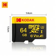 Kodak 适用于柯达Charmera钥匙扣数码相机的MicroSD卡，容量可选32GB、64GB、128GB和256GB。专为柯达相机设计的MicroSD卡存储卡。