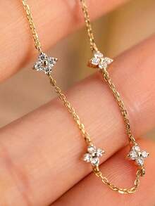 Bracelet chaîne de tennis en zircone brillante pour hommes