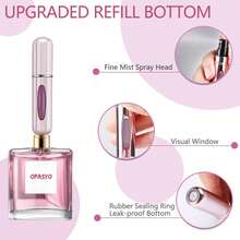 1pc 5ml Black Refillable Perfume - Travel-Size Refillable Perfume Spray Bottle A Portable Mini Empty Perfume Bottle, Ideal For Carrying When Going Out Suitable For Personal Use Or Gifting - 黑色 - 查看 6