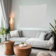 GOAOK Mexican Tapestry, Colorful Mexico Floral Traditional Aesthetic Hippie Tapestries, Mexican Ornate  Pastel Flowers Plant Tapestry Wall Hanging For Bedroom Living Room 60"X40" White XRLC - trắng - Xem 6