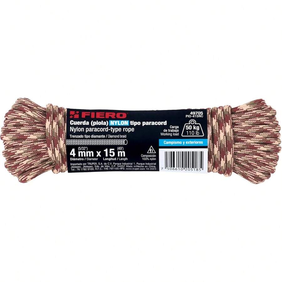 Fiero Cuerda (piola) Nylon Paracord - 1 - Ver 1