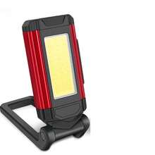 新款LED工作灯维修灯，带磁性支架，多功能COB高亮手电筒 - 彩色 - 查看 11