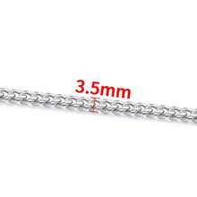 1 Pack 1 Meter 304 Stainless Steel Multi-Style Silver Cuban Link Chain, Suitable For Jewelry Making, DIY Materials, Necklaces, Bracelets, Clothing Accessories - Multiple Cuban Chains - View 11
