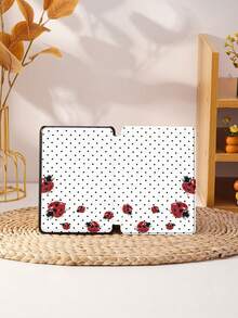 Polka Dots And Ladybugs Pattern Tablet Case, Compatible With IPad 9.7/10.2/10.5/10.9/12.9/Pro 11, 10th Generation, Compatible With Samsung Galaxy Tab S6 Lite 10.4-Inch, Compatible With Kindle Paperwhite 12th Gen 2024, Kindle (11th Generation) 2022 Version, Kobo Clara Color, Soft And Drop Resistant, Smart Stand/Auto Wake/Sleep - Multicolor - View 9