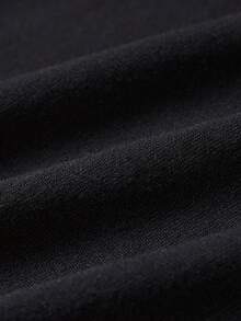 Jersey de cuello alto liso y casual de manga larga, para otoño/invierno