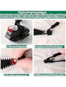 Universal Zipper Pulls, Detachable Replacement Zipper Sliders, Clothing Zipper Repair Tools, Luggage & Jacket Zipper Locks - Multicolor - View 8